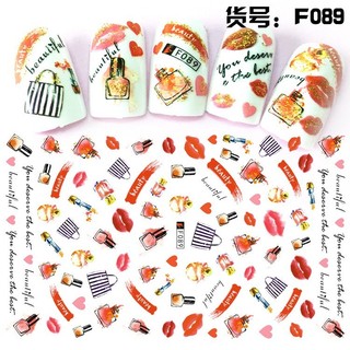 Sticker & Decal dán móng tay nước hoa
