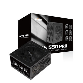 Nguồn máy tính aigo model ck550pro 550w 80+ eficiency