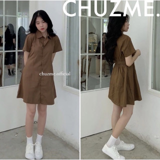 Váy polo CHUN LƯNG cúc dọc chất kaki 2 da cổ đức 4 màu