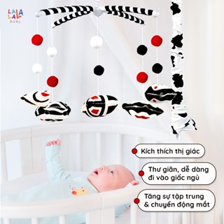  Treo cũi phát nhạc 36 bài hát tự động Lalala baby phát triển thị giác cho trẻ 