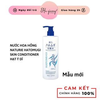 Nước Hoa Hồng Naturie Hatomugi Skin Conditioner Hạt Ý Dĩ  Dưỡng Ẩm Và Trắng Da 500ml cho mọi loại da