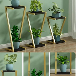 Kệ để cây cảnh, chậu hoa hình chữ Z trang trí trong nhà cao 55/75/95 chịu lực, bền đẹp VNH-569