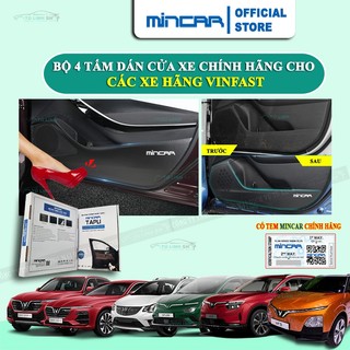 Bộ 4 Tấm dán Tapli xe VINFAST FADIL, Lux A, Lux SA, VF5, VF8, VF9, VF e34 bằng Carbon Air Fiber cao cấp