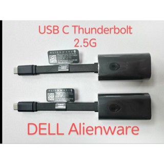 Mới 100% - Adapter gaming USB C to RJ45 2.5G DELL Alienware  AW1022Z hàng xịn Thunderbolt tương thích Macbook Windows