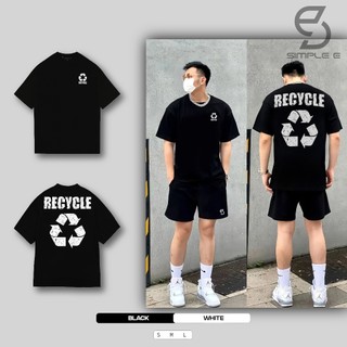 Áo Thun Unisex Local Brand BRAND SIMPLE "E" Form Oversize Cotton 100% Recycle