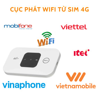 Bộ phát wifi di động dùng sim 4G, Cục phát wifi tốc độ 150Mbps, tối đa 10 thiết bị sử dụng, dung lượng pin 6 đến 8 tiếng