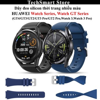 Dây đeo silicon huawei gt4,gt3,gt2,gt3 pro,gt2 pro,watch 3,watch 3 pro