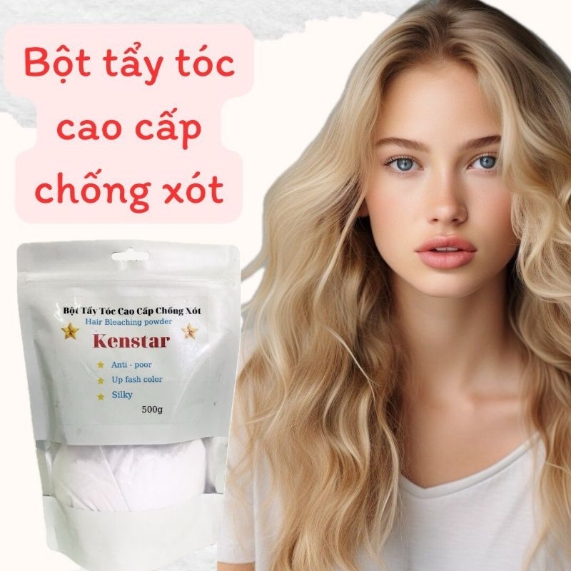 Bột tẩy tóc cao cấp chống xót kenstar hair bleaching powder 2 lần lên trắng