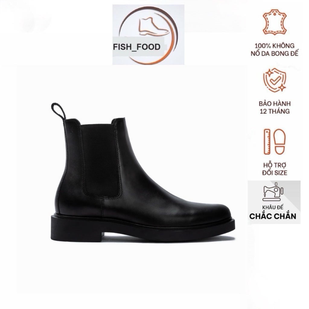 giầy.chesboot.nam.hai.chun.với thiết.kế.mũi.bo.chòn.mới.mã.266