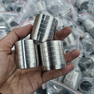 KHÂU INOX304 NỐI CỐ PÔ TITAN VS INOX + TAI NHÔM CNC GẮN ĐẦU BÒ