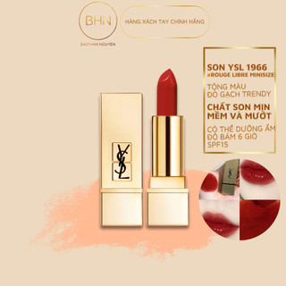 Son ysl rouge pur couture 1966 rouge libre mini size 1g