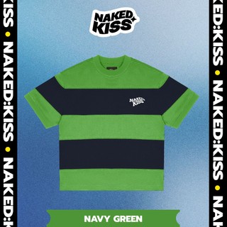 Áo thun nakedkiss navy green - regular fit - nakedkiss tshirt