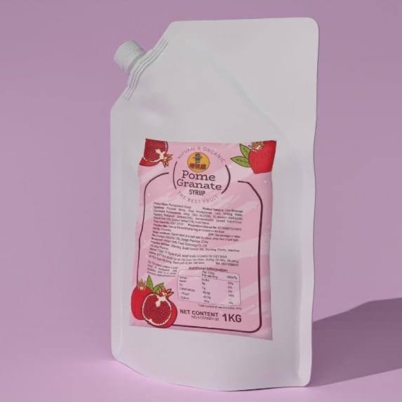 siro lựu mao mao 1kg