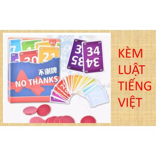 Đồ chơi thẻ bài không cảm ơn no thanks