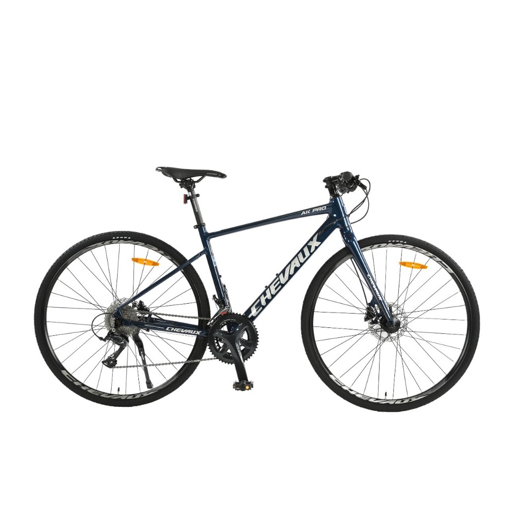 Xe Đạp Thể Thao Touring CHEVAUX AK PRO 2024 (Tặng đèn pha, chắn bùn, bình nước, giá đỡ, lục giác)