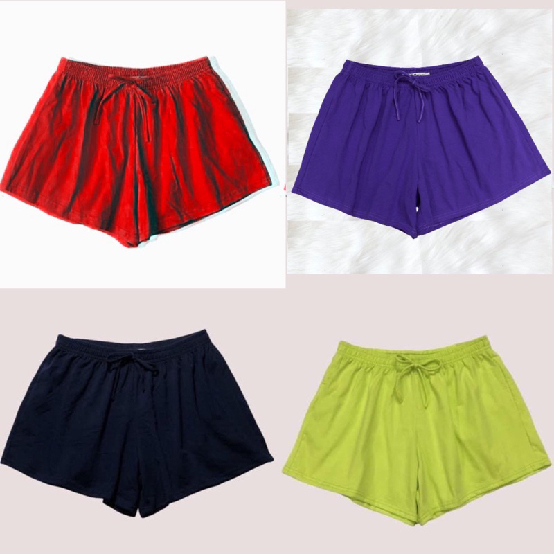 Quần đùi nữ thun cotton da cá dày dặn