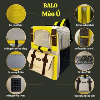 Ba lô mèo ú thời trang xịn xò cho thú cưng made in Việt Nam - ba lô phi hành gia dành cho chó mèo