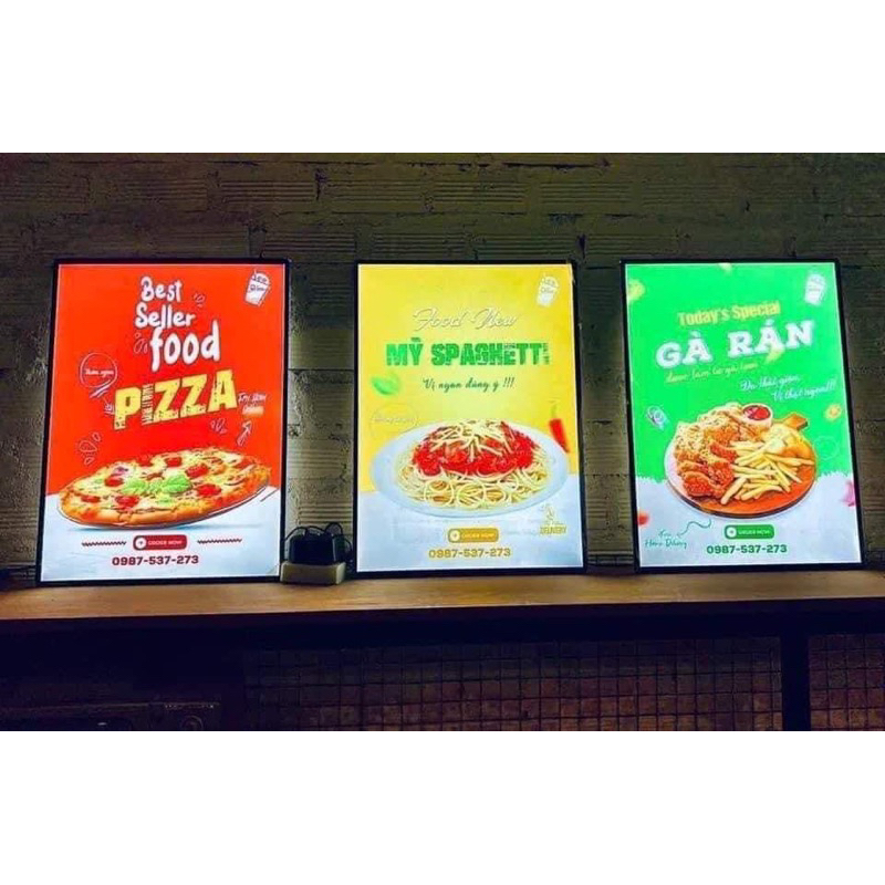 Hộp Đèn Quảng Cáo - Tranh Điện - Hộp Đèn Led Siêu Mỏng - Nhiều Kích Thước - Bảo Hành 12 Tháng | BigBuy360 - bigbuy360.vn