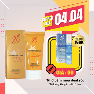 Kem chống nắng dưỡng da Z9 nâng tông chống thấm nước 65ml Z24