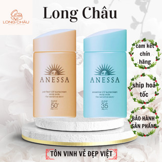 Kem chống nắng Anessa Perfect UV Sunscreen Skincare Milk SPF 50+ PA++++ 60ml ,kiềm dầu siêu đỉnh