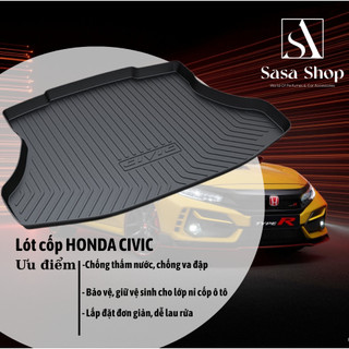Lót cốp HONDA CIVIC các đời - nhựa TPO cao cấp, chính hãng