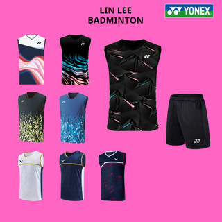 Bộ quần áo cầu lông ba lỗ yonex, victor thi đấu chuyên nghiệp