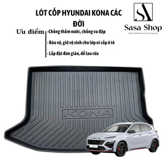 Lót cốp Hyundai KONA các đời - nhựa TPO cao cấp, chính hãng