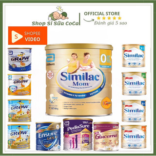 Sữa bột Abbott- Sữa bầu Similac Mom Pediasure Ensure Abbot Grow 3,4,3+ 6+ Mẫu mới date mới