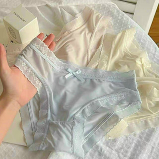 SÉT 5 Quần Lót Nữ Su Lụa Siêu Mỏng Không lộ viền co giãn, Quần Chíp phối ren hoa thoáng mát gợi cảm QL24