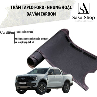 Thảm taplo da carbon chống nóng dòng xe Ford