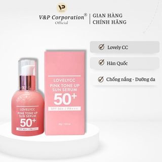 Tinh Chất Chống Nắng LovelyCC Pink Tone Up Sun SPF50+ PA+++ - 30g