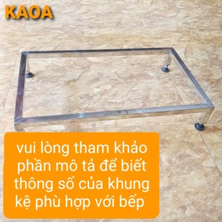 Kệ bếp điện từ inox