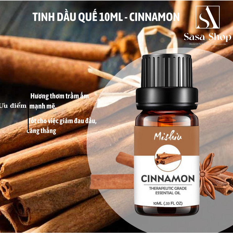 Tinh Dầu Quế 10ml - Cinnamon <RẺ VÔ ĐỊCH>