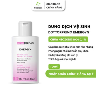 Dung Dịch Vệ Sinh Phụ Nữ DottorPrimo Emergyn - Giúp Phòng Ngừa Nhiễm Khuẩn Phụ Khoa