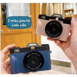 Máy Quay Chụp Ảnh Retro 48MP Chất Lượng Hình Ảnh 4K ltraHD - giả lập màu phim, quay video slow-mo, tích hợp wifi