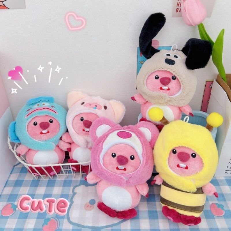 Gấu bông hải ly Loopy móc khóa dễ thương toru_slime