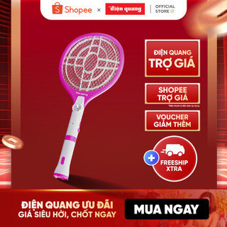 Vợt muỗi đa năng điện quang đq emr05l wpi vợt muỗi điện quang bảo hành 12 tháng