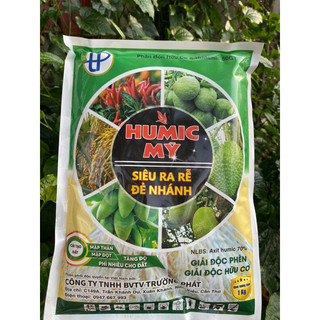 Phân bón humic mỹ 1kg viên siêu ra rễ, đẻ nhánh, mập thân, mập đọt