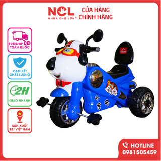 Xe 3 Bánh Nhựa Chợ Lớn L9 hình Chú Chó Thông Minh - Dành cho bé từ 2 tuổi