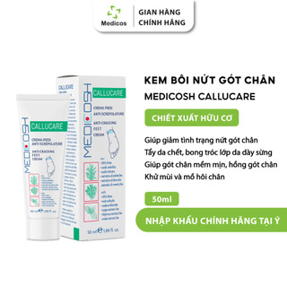 Kem Nứt Gót Chân & Chai Sạn Medicosh Callucare Nhập Khẩu Từ Italy (Tuýp 50ml)