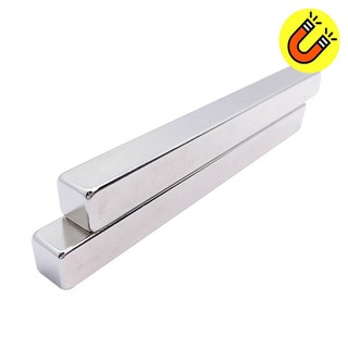 Nam châm đất hiếm 100x10x10mm mạ niken lực từ n35