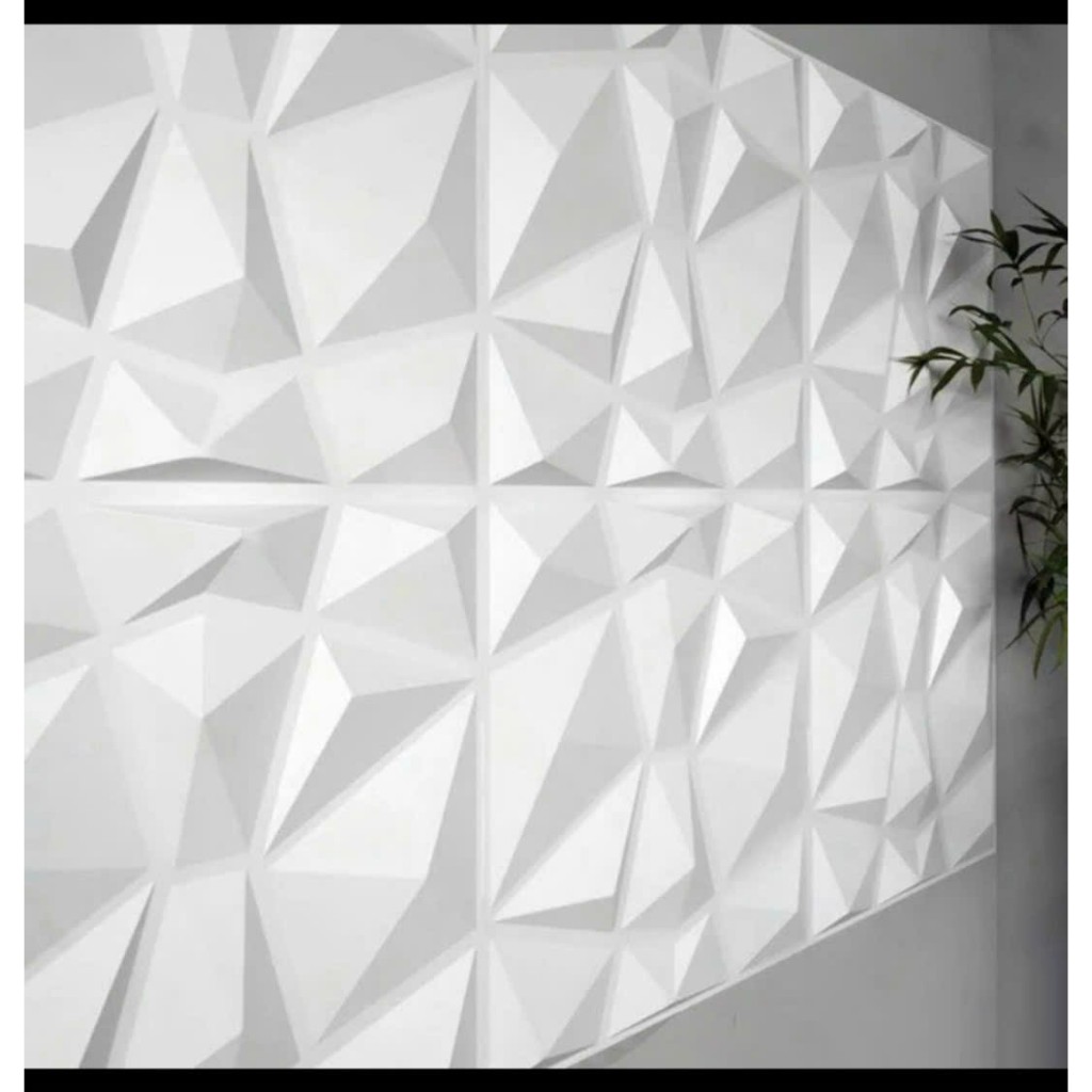 Tấm nhựa ốp tường PVC 3D không có keo sẵn