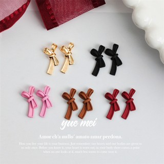 Charm nơ kim loại phủ sứ đính móng