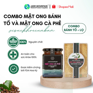 Combo Mật ong Bánh Tổ và Lọ Jade Mountain Nguyên chất