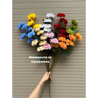 Hoa lụa- cành hoa CẨM CHƯỚNG giả trang trí nhà cửa derco siêu đẹp