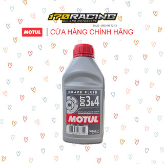 Dầu thắng ô tô xe máy motul brake & clutch fluid dot 3,4 dung tích 500ml - hàng chính hãng
