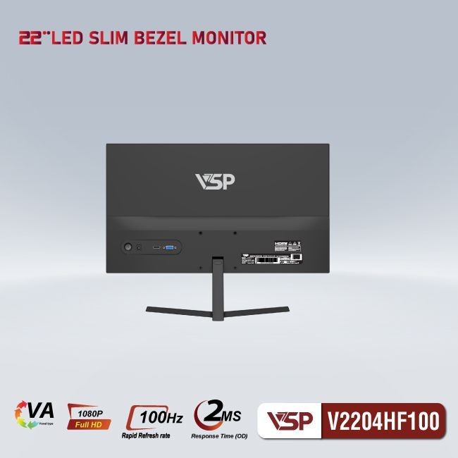 Màn hình VSP V2204HF100 22inch 100Hz VA HDMI/VGA - Chính hãng | BigBuy360 - bigbuy360.vn