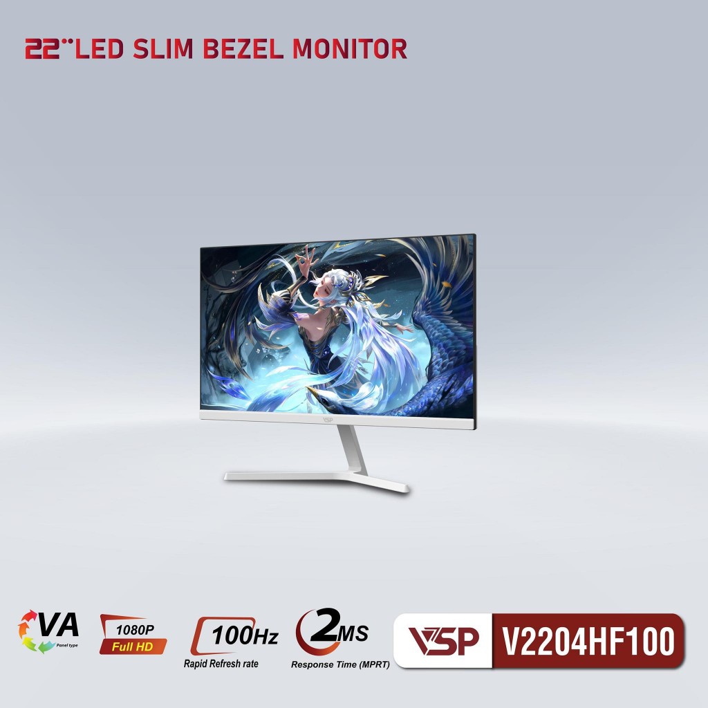 Màn hình VSP V2204HF100 22inch 100Hz VA HDMI/VGA - Chính hãng | BigBuy360 - bigbuy360.vn