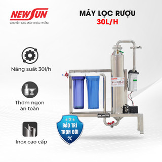 Máy lọc và khử độc tố rượu NEWSUN 30L/h Lọc nhanh, thơm, ngon - Hàng chính hãng