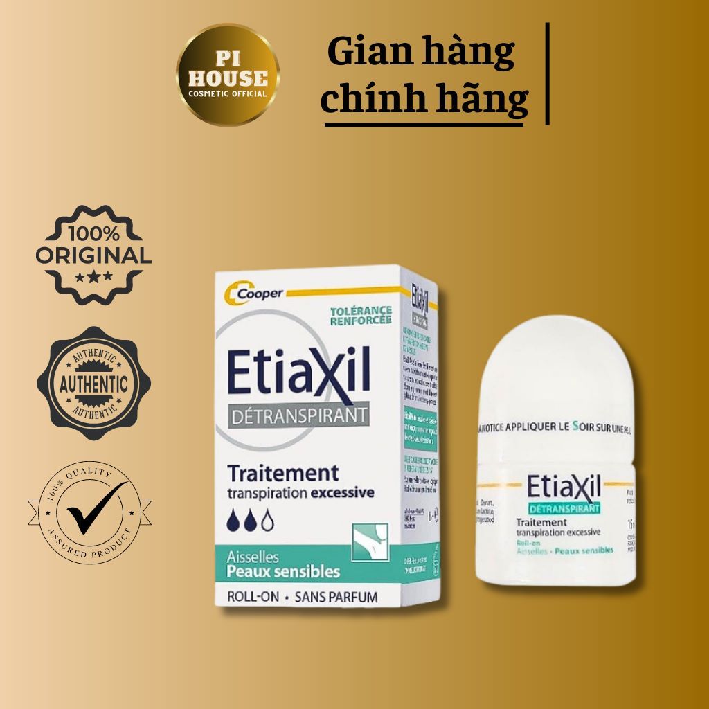 Lăn Khử Mùi Etiaxil - Khử Mùi, Ngăn Mồ Hôi Hiệu Quả 15ml
